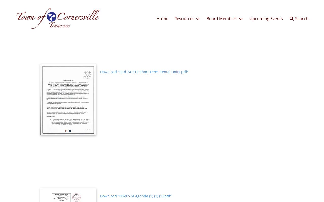 Cornersville court records municipal ordinance index